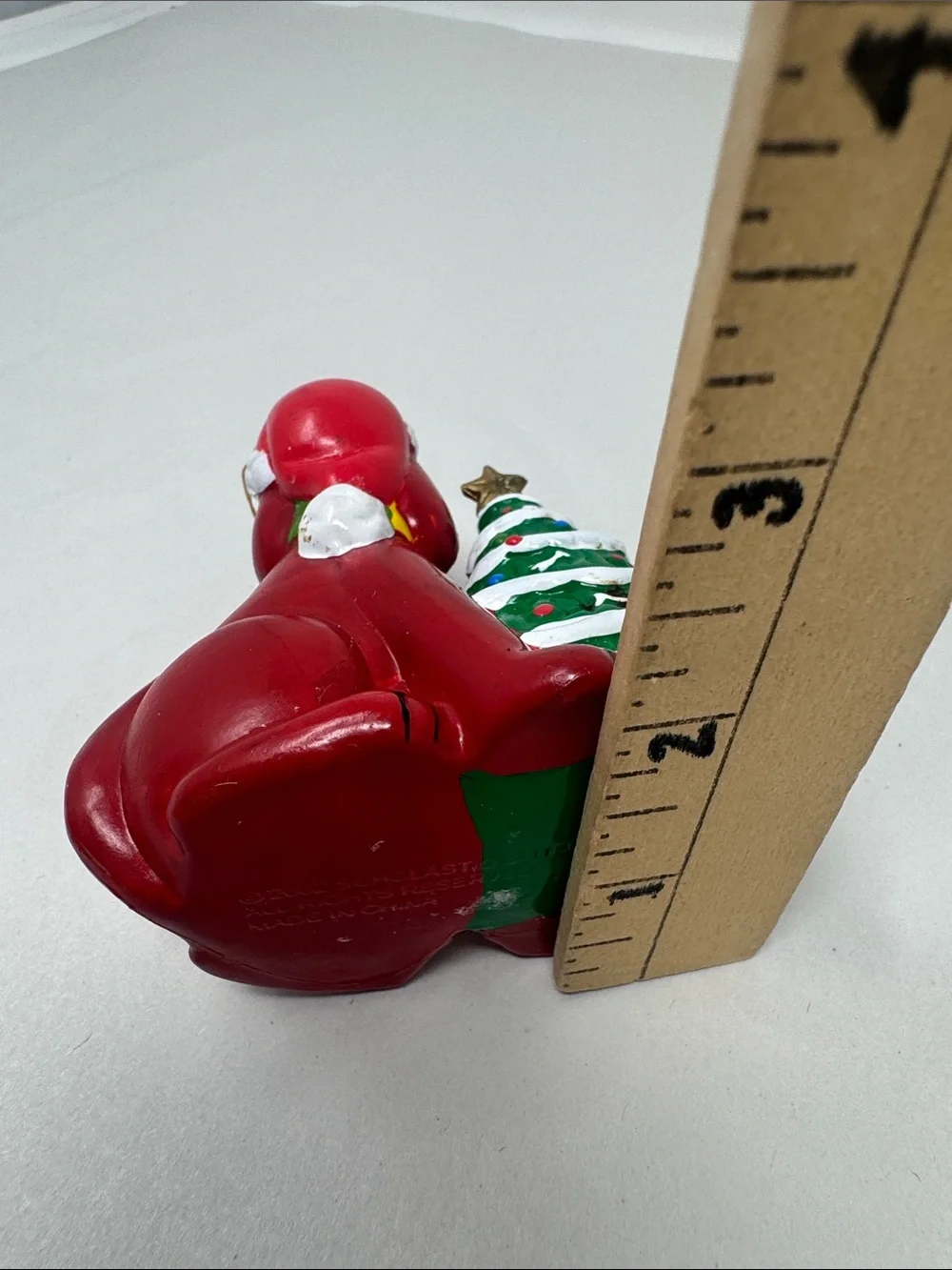 CLIFFORD THE BIG RED DOG CHRISTMAS ORNAMENT 2002 Y2K RARE SCHOLASTIC PBS KIDS